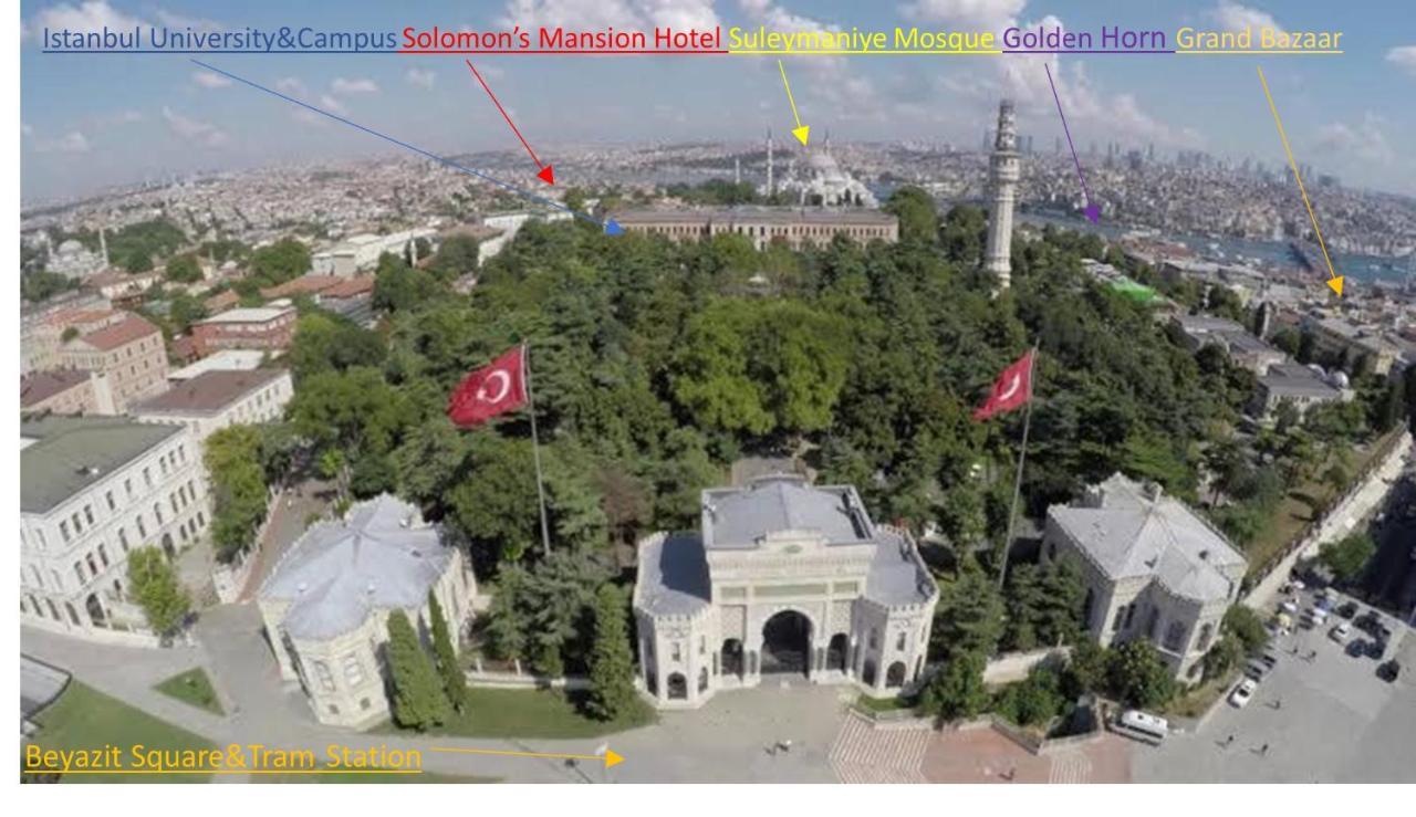 Solomon'S Mansion Hotel Istanbul Exterior foto
